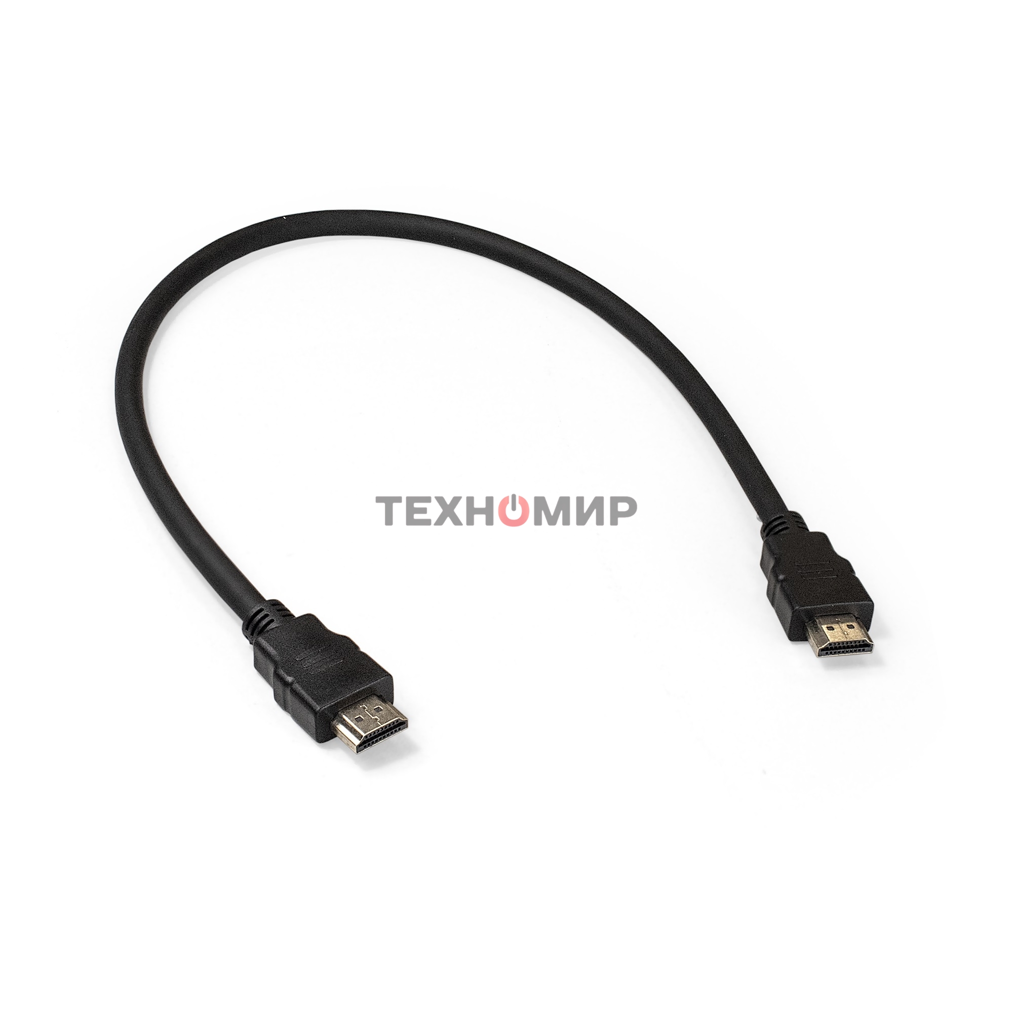 Кабель HDMI Exegate EX287728RUS EX-CC-HDMI2-0.5 (19M/19M, 0,5м, v2.0, 4K UHD, Ethernet, позолоченные контакты)