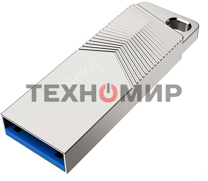 Флешка USB Netac UM1 (NT03UM1N-016G-32PN), 16Gb, USB 3.2, R/W 150/45, серебристый