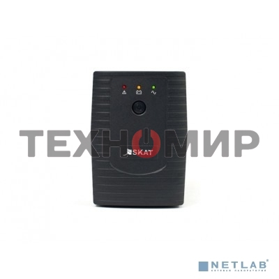 Источник бесперебойного питания Бастион SKAT-UPS 800/400 220В 480 Вт 1 АКБ 9А·ч внутр. меандр. стабилизация напряжения