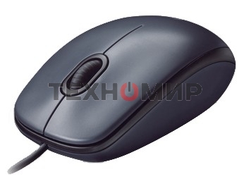 Мышь проводная Logitech M90 черный/серый, 1000 dpi, USB, кнопки - 3
