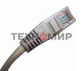 Патч-корд Lanmaster TWT UTP кат.5e, с заливными колпачками, 0.15 м, желтый