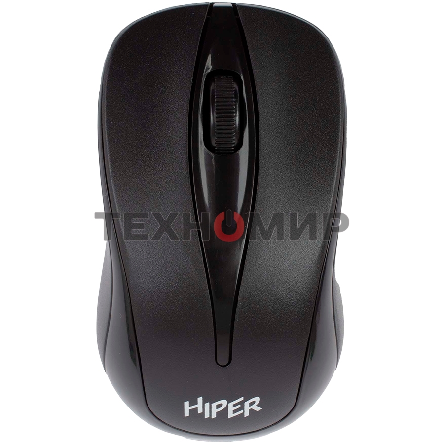 Мышь беспроводная HIPER HOMW-061 черный, 1000 dpi, радиоканал, USB, кнопки - 3