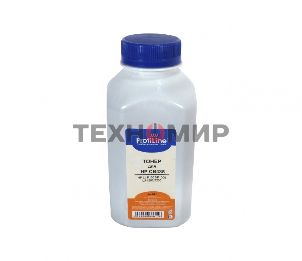 Тонер ProfiLine PL-CB435 для принтеров HP LJ P1005/P1006 LJ 4200/5200 60 гр пр-во TTI Фасовка РФ (СПБ)