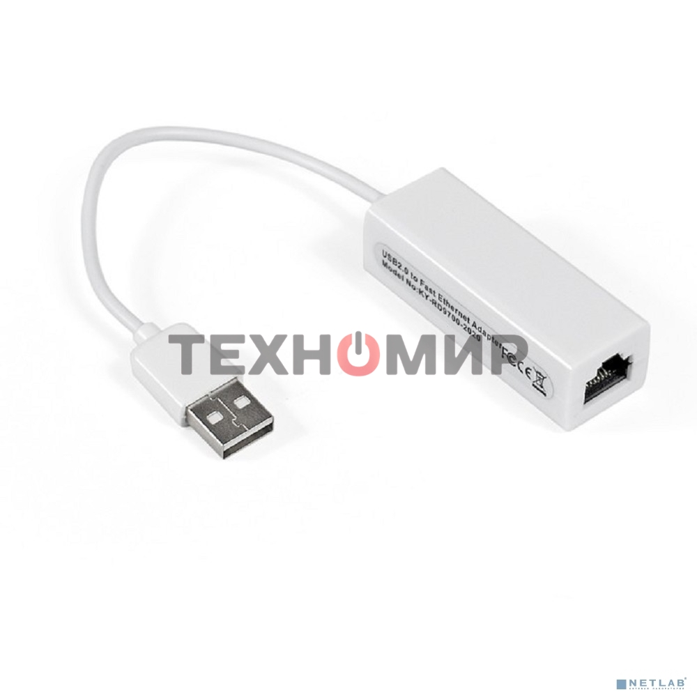 Кабель-адаптер ExeGate EX284936RUS ExeGate EXE-UA2-45 USB2.0 --> UTP 10/100Mbps