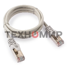 Патч-корд FTP Cablexpert cat.5e, 1м, литой, многожильный серый