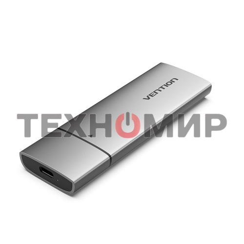 Корпус для SSD Vention USB 3.1 Gen 2-C M.2 NGFF (B-Key/B&M Key) Серый
