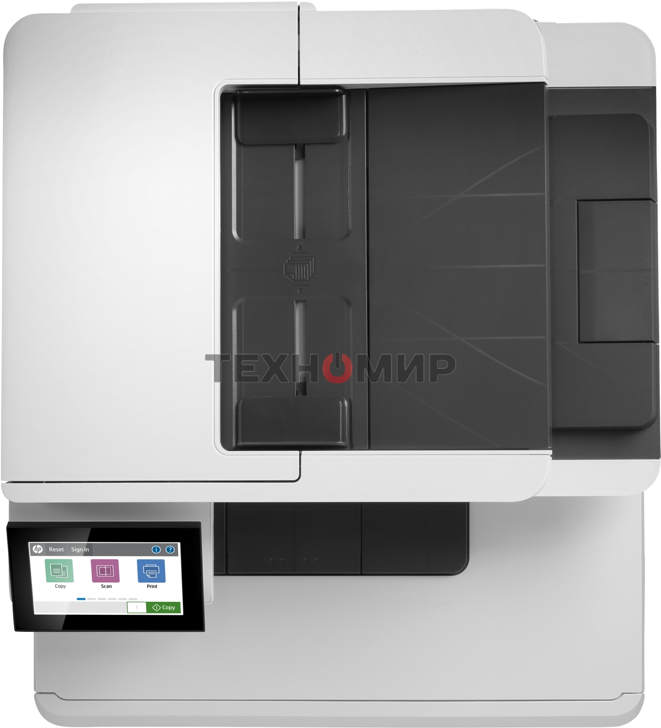 МФУ лазерное HP Color LaserJet Pro M480f (3QA55A), A4, цветной, печ. до 27 стр/мин., скан. до 29 стр/мин. (ч/б) 20 стр/мин. (цвет), 600 x 600 dpi, USB, RJ-45, Air Print, Mopria