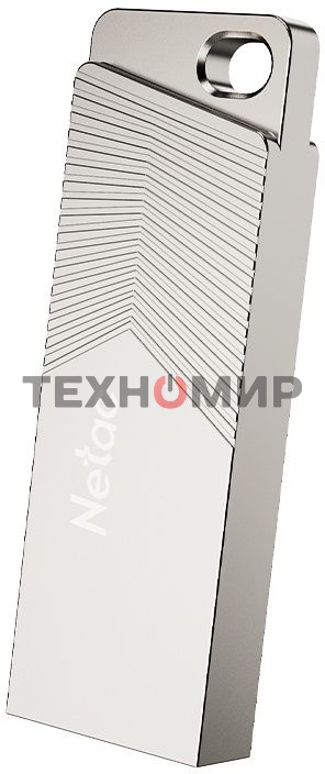 Флешка USB Netac UM1 (NT03UM1N-016G-32PN), 16Gb, USB 3.2, R/W 150/45, серебристый