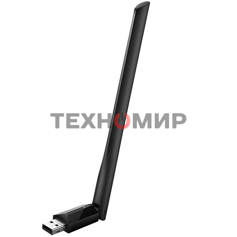 Беспроводный двухдиапазонный USB2.0 адаптер TP-Link Archer T2U Plus, 433 Мбит/с + 200 Мбит/с