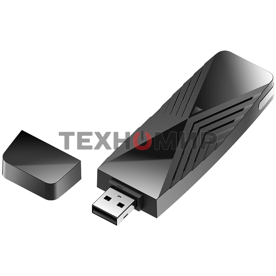 Сетевой адаптер Wi-Fi D-Link DWA-X1850 DWA-X1850/A1A AX1800 USB 3.0 (ант.внутр.)