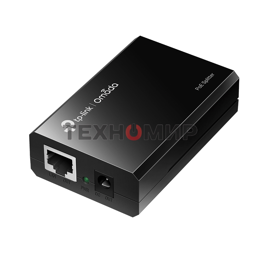 Сетевой адаптер TP-Link SMB TL-PoE10R Сплиттер PoE Data and Power carried over the same cable up to 100m, 5V/12V