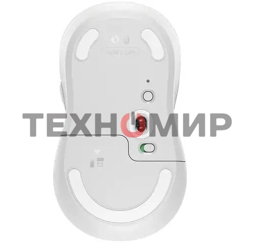 Мышь беспроводная Logitech Signature M650 L белый, 4000 dpi, радиоканал, Bluetooth, USB, кнопки - 5