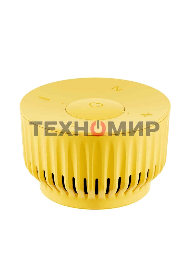 Умная колонка Sber SberBoom Mini, 5Вт, 1.0, мультирум, стереопара, детектор шума, световая индикация, Wi-Fi, Bluetooth 5.0, Салют, желтый