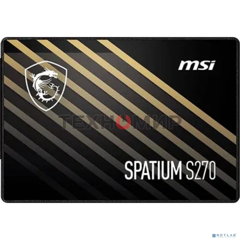 Накопитель SSD MSI SPATIUM S270, 480Gb, 2.5
