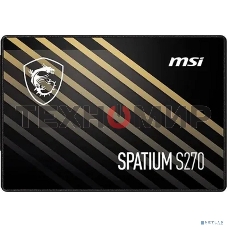 Накопитель SSD MSI SPATIUM S270, 480Gb, 2.5