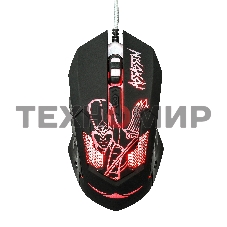 Мышь проводная Qumo Dragon War Assassin M33 черный, 3200 dpi, USB, кнопки - 6