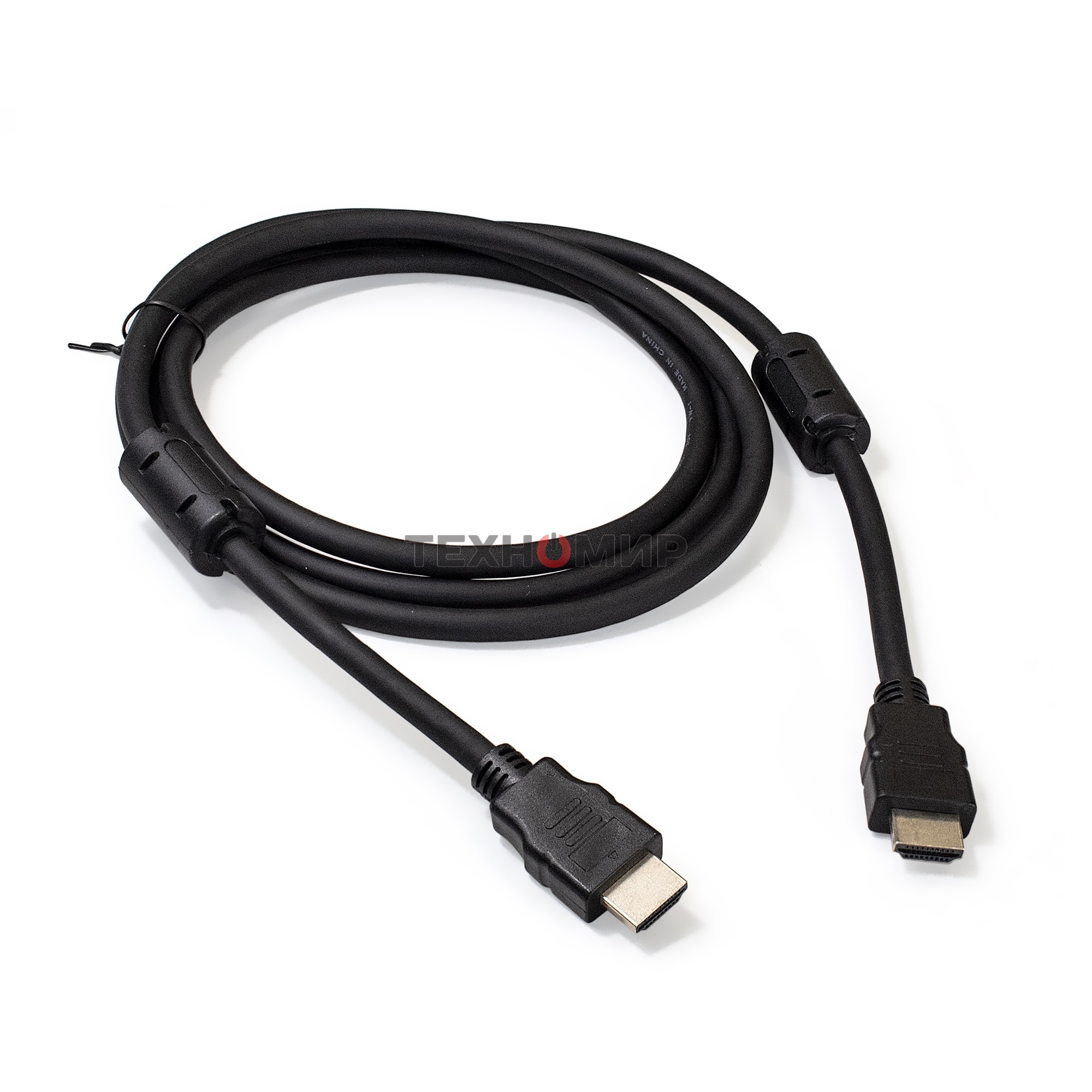 Кабель HDMI Exegate EX287723RUS EX-CC-HDMI2-1.8F (19M/19M, v2.0, 1,8м, 4K UHD, Ethernet, ферритовые кольца, позолоченные контакты)