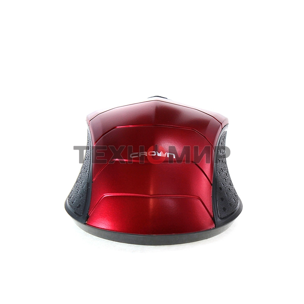 Мышь беспроводная Crown CMM-934W красный/черный, 1200 dpi, радиоканал, USB, кнопки - 4