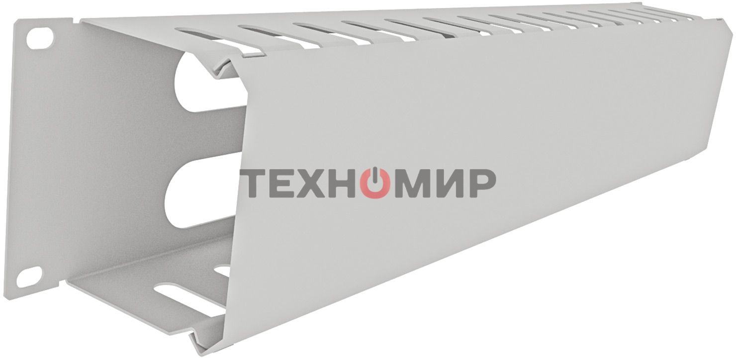 Кабельный органайзер Горизонтальный NTSS NTSS-HORGС-2U-(72) односторонний кольца 2U шир.:19