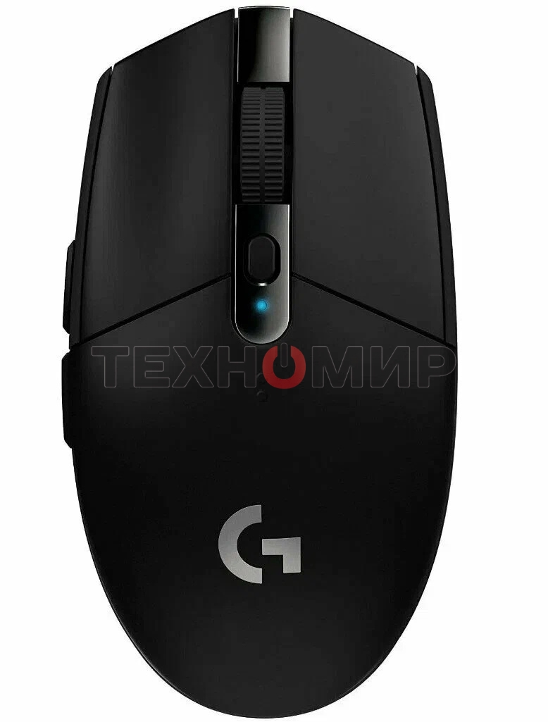 Мышь беспроводная Logitech G304 Lightspeed черный, 12000 dpi, радиоканал, USB, кнопки - 6