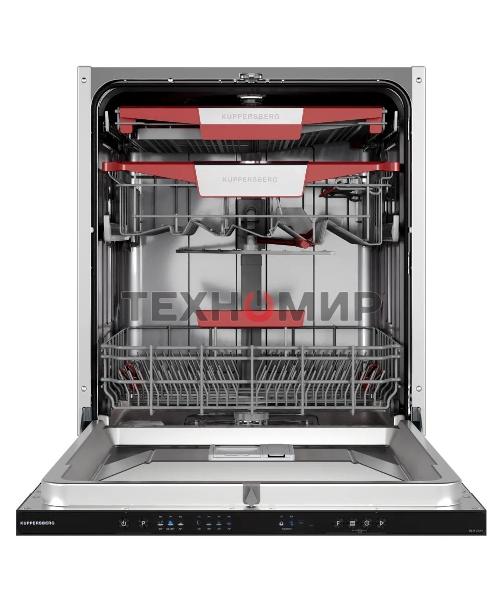 Встраиваемая посудомоечная машина Kuppersberg GLM 6081, черный, 59.8 см, 14 компл., 49 дБ, класс A+++