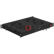 Модуль вентиляторный NTSS (NTSS-FAN4/19T-BL) 4 вент. черный (упак.:1шт)