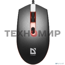 Мышь проводная Defender Dot MB-986 черный, 1600 dpi, USB, кнопки - 4