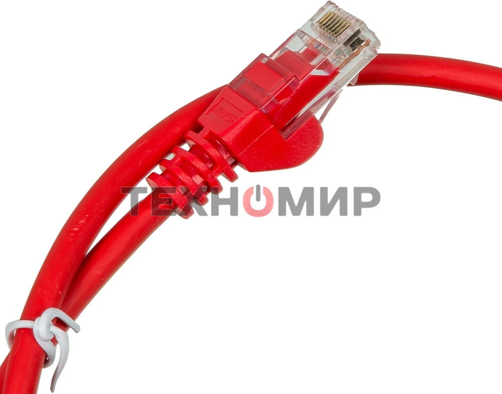 Патч-корд Lanmaster utp LAN-PC45/U5E-0.5-RD вилка RJ-45-вилка RJ-45 кат.5е 0.5м красный LSZH (уп.:1шт)