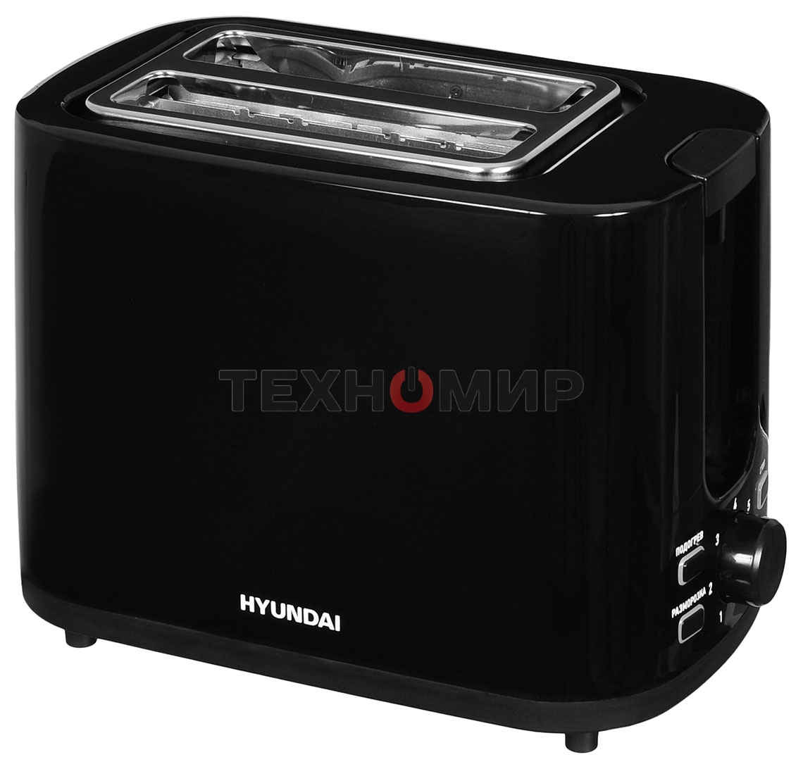 Тостер Hyundai HYT-3501 900 Вт, черный