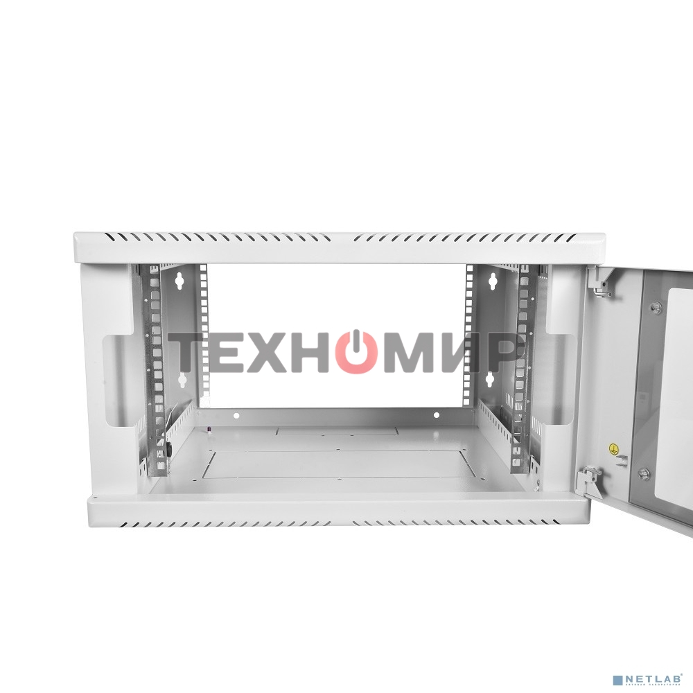 Шкаф телеком. настен, 6U, 600x650 дверь стекло (ШРН-6.650) (1 коробка)