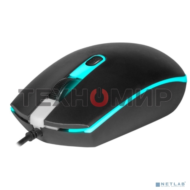 Мышь проводная Defender Dot MB-986 черный, 1600 dpi, USB, кнопки - 4