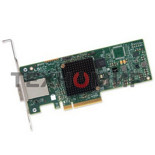 Контроллер LSI SAS9300-8E (PCI-E 3.0 x8, LP, EXTERNAL) SGL SAS12G, 8port (2*extSFF8644), Каб.отдельно