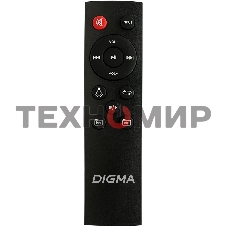 Минисистема Digma D-MC1700 черный 30Вт FM USB BT micro SD