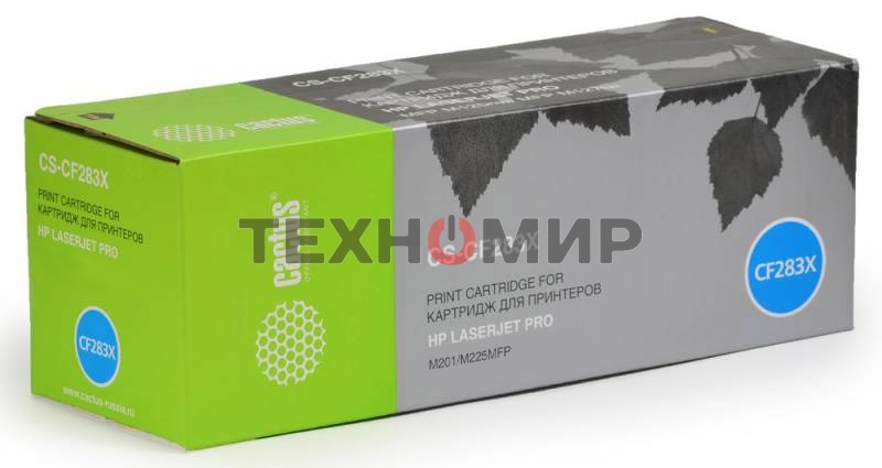 Картридж лазерный Cactus CF283X (CS-CF283X) черный (2200 стр.) для принтеров HP LaserJet Pro M225dn/M201/M202