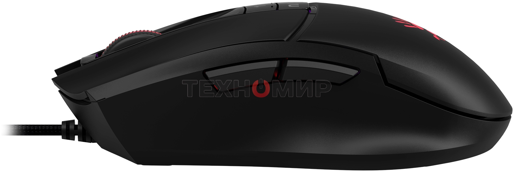 Мышь проводная A4Tech Bloody L65 Max черный, 12000 dpi, USB, кнопки - 7