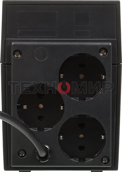 Источник бесперебойного питания Powercom Raptor RPT-1000A EURO 600Вт 1000ВА черный