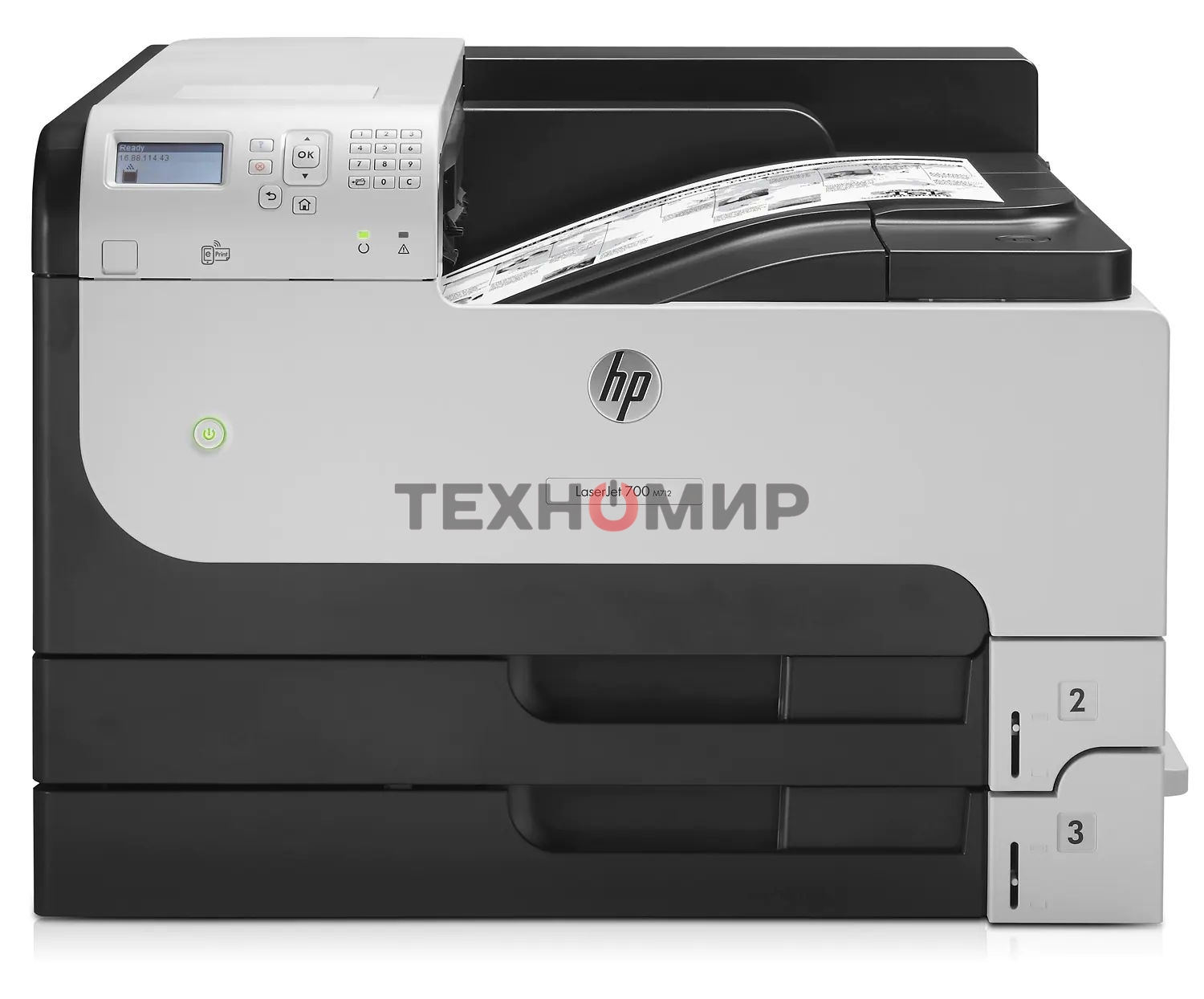 Принтер лазерный HP LaserJet Enterprise 700 M712dn (CF236A), A3, ч/б, печ. до 41 стр/мин. (А4) до 40 стр/мин. (А3), 1200 x 1200 dpi, USB, RJ-45, Air Print