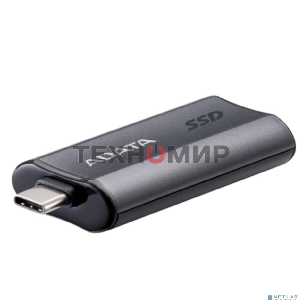Внешний SSD ADATA SC750, 2TB, USB 3.2 Gen 2 Type-C, R/W 1050/1000, черный
