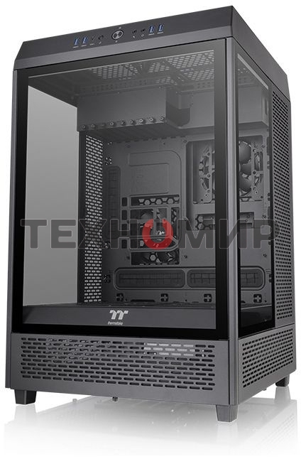 Компьютерный корпус Thermaltake The Tower 500 черный без БП ATX 1x120мм 3x140мм 4xUSB 3.0 2xUSB3.1 audio bott PSU