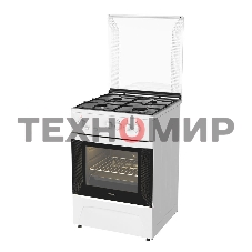 Плита газовая Darina 1D GM141 007 W белый, конфорок 4 шт, духовка 50 л, 60 см x 85 см x 60 см