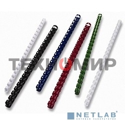 Пружины для переплета пластиковые Office Kit 16 мм (на 111-130 листов) белый (100 шт) (BP2051)