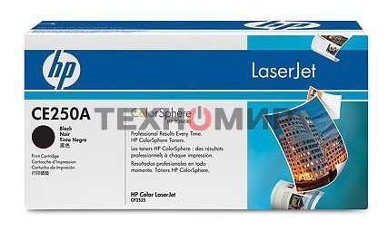Картридж лазерный HP CE250A черный для CLJ CM3530/CP3525 5000 стр.