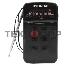 Радиоприемник портативный Hyundai H-PSR110 черный