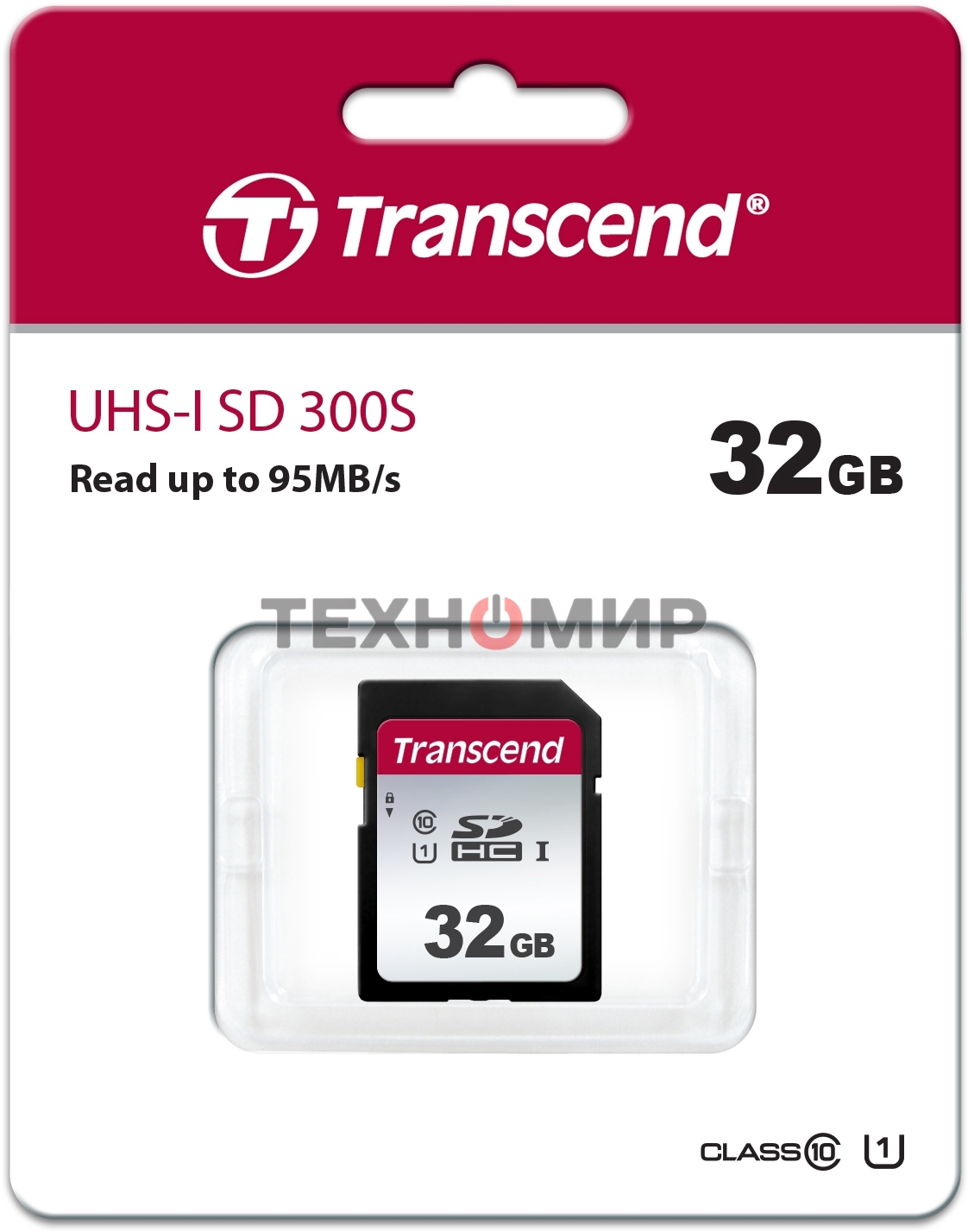 Флеш карта SD 32Gb Transcend SDHC UHS-I U1
