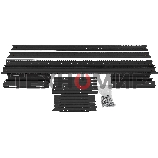 Стойка двухрамная NTSS NTSS-2POR24U/600-1000-BL 24U 550 мм x 1000 мм 600 кг черный