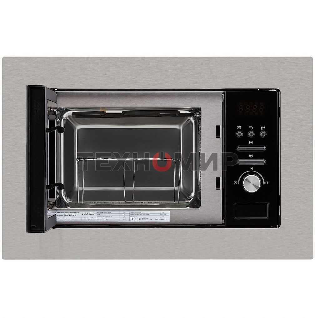Микроволновая печь Krona ARGENTO 60 IX, встраиваемая