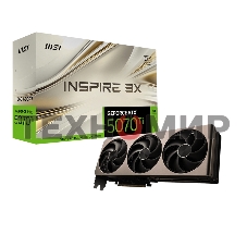 Видеокарта MSI GeForce RTX 5070 Ti 16G INSPIRE 3X OC RTX5070TI 16Gb 256bit GDDR7 2482/28000 HDMIx1 DPx3 HDCP