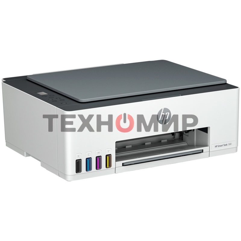 МФУ струйный HP Smart Tank 580 AiO (1F3Y2A), A4, цветной, печ. до 22 стр/мин. (ч/б) до 16 стр/мин. (цвет), 1200 x 1200 dpi, USB, Wi-Fi, Air Print, Mopria