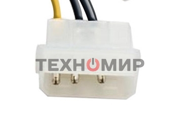 Переходник питания PCI-Express 6pin (от 2х разъемов Molex (IDE) блока питания), 15 см ExeGate EX138937RUS