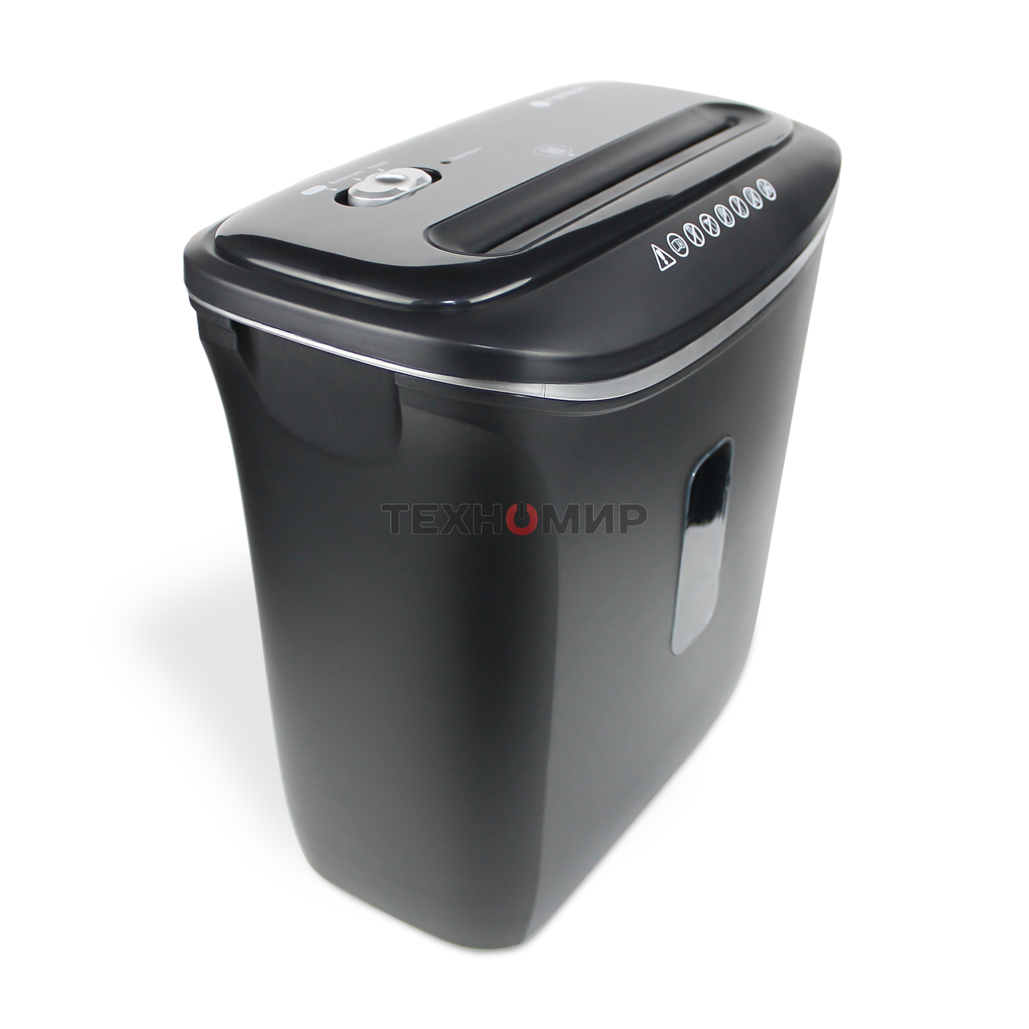 Шредер ГЕЛЕОС УД14-5, (DIN P-5), фрагмент 1,9х12мм, 5-6 лист (70г/м2), скобы, 14 литров